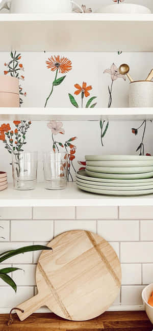 Fondo de Cocina para iPhone X — Floral iPhone Fondos de pantalla