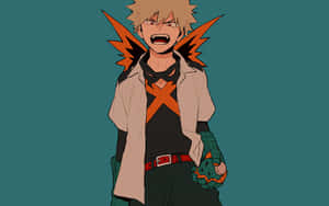 Escritorio estético de Bakugou — Estética verde GIF Fondos de pantalla