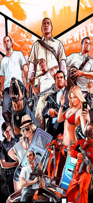 Fondo de Grand Theft Auto V para iPhone X — Nubia Focus 2 Fondos de pantalla