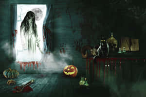 Fondo de Halloween Aterrador — Halloween de miedo Fondos de pantalla