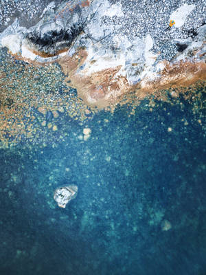 Fondo de pantalla de iPad con Piedra en la Naturaleza