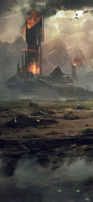 Fondo de Iphone X Shadow Of Mordor — Galaxy A35 Fondos de pantalla