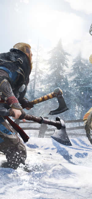 Fondo de Iphone Xs Assassin's Creed Valhalla — Realme 14T Fondos de pantalla