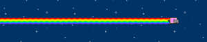 Fondo de monitor Pixel 3 — Nyan cat Fondos de pantalla