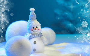Fondo de pantalla de muñeco de nieve navideño para escritorio — Navidad escritorio Fondos de pantalla