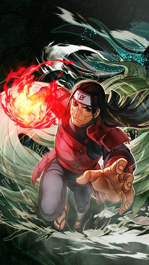 Hashirama Liberando Poder de Dragón en Teléfono — Naruto iPhone GIF Fondos de pantalla