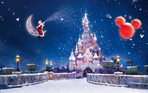 Fondo de pantalla navideño de Disneyland París — Navidad escritorio Fondos de pantalla