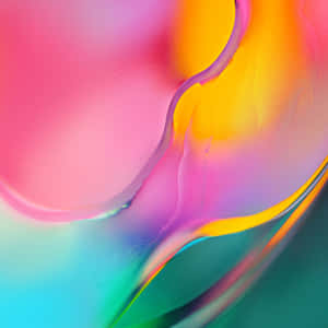 Fondo de pantalla Galaxy Tab colorido con remolinos cósmicos