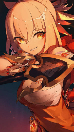 Yoimiya Genshin Impact para teléfono