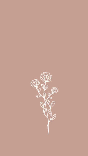 Fondo de pantalla floral cautivador para teléfono