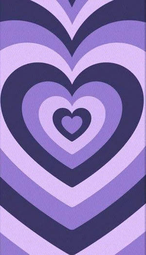 Fondo de pantalla lindo de corazón morado