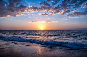 Foto gratuita de playa al atardecer