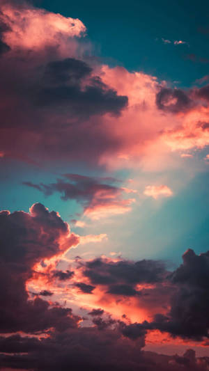 Fondo de pantalla estético de cielo nublado — Estético para teléfono Fondos de pantalla