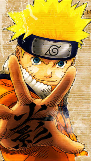 Fondo de Pantalla de Naruto en Pose de Acción — Naruto GIF para celular Fondos de pantalla