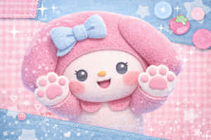 Lindo,Estética Sanrio,Rosa,Mascota