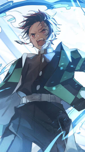 Tanjiro de Demon Slayer para teléfono