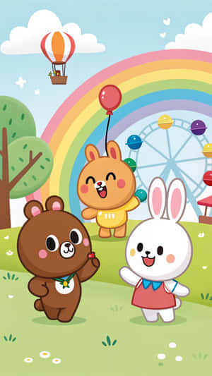 grupo, perrito, colores, gatito, caricatura, amor, amistad, amigos, amapola, flor, line friends, marca, fondo de pantalla, línea, mapache, panda, familia, fila, arte, colección