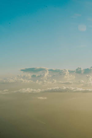 Fondo de pantalla iPhone nube verde azul — Cielo verde Fondos de pantalla
