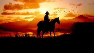 Fondo 1920x1080 de Red Dead Redemption 2 — Atardecer Fondos de pantalla