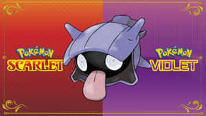 Fondo de Shellder Escarlata y Violeta