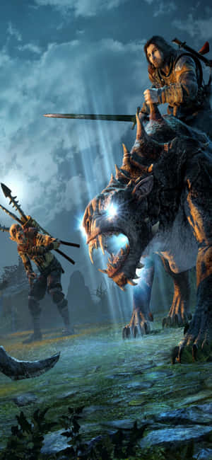 Fondo de Shadow of Mordor para iPhone X — iPhone Xr Fondos de pantalla