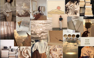 Fondo Estético Beige Chic para Laptop