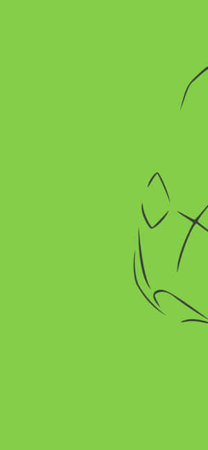 Fondo de Pantalla de Teléfono Metapod Minimalista Estético Verde — Vivo V70 Lite 4G Fondos de pantalla