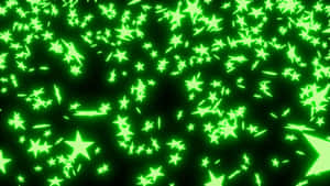 Fondo estético verde neón vibrante para un diseño llamativo y cautivador