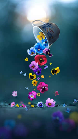 Fondo Floral de Ensueño para Teléfono