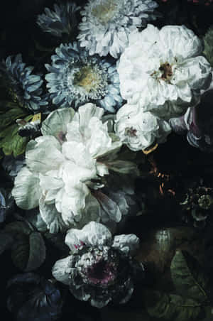 Fondo Floral Oscuro Encantador — Floral oscuro Fondos de pantalla