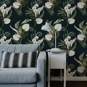 Fondo Floral Oscuro Encantador — Floral oscuro Fondos de pantalla