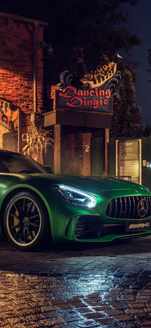 Fondo de iPhone X con AMG GT-R — Realme P4 Fondos de pantalla