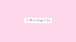 Fondo Kawaii Rosa Lindo y Encantador — Rosa Kawaii Fondos de pantalla