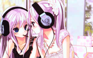 Fondo Kawaii Rosa Adorable de Fantasía