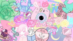 Fondo Kawaii Rosa para un Ambiente Dulce