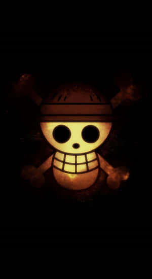 One Piece minimalista — Fondo de pantalla de one piece para iPhone Fondos de pantalla