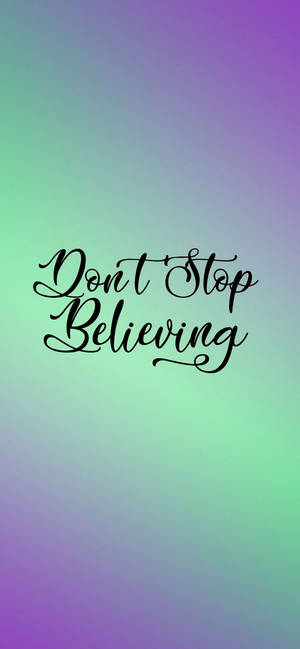 Fondo motivacional para iPhone No dejes de creer — iPhone 18 Pro Fondos de pantalla
