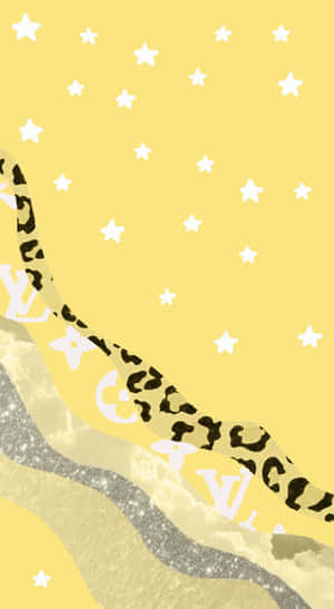 Fondo pastel amarillo lindo con estrellas y patrones — Amarillo aesthetic Fondos de pantalla