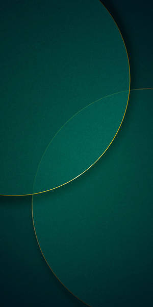 Fondo Redmi 9 líneas circulares verde oscuro