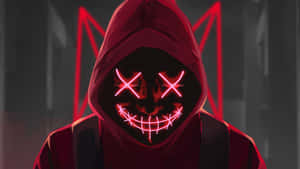 Fondo Rojo Neón Brillante — Rojo neón Fondos de pantalla