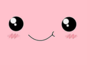 Fondo Rosa Kawaii con Elementos Tiernos