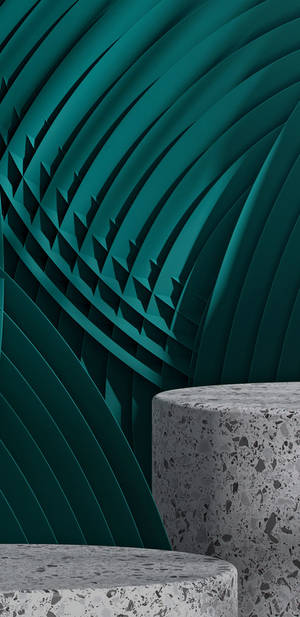 Fondo Samsung A51 plataformas mármol estética verde — Estética verde GIF Fondos de pantalla