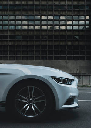 Ford mustang blanco perla wallpaper — OnePlus Pad 2 Pro Fondos de pantalla