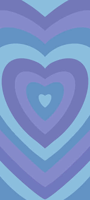 Corazones Azules Concéntricos PFP — Nubia A77 Fondos de pantalla