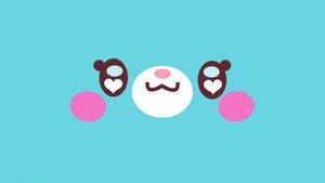 Fondo de pantalla de foto de portada kawaii azul claro.