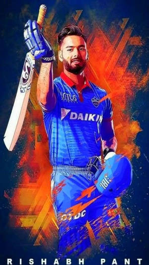 Fondo de pantalla de Foto Firmada de Pant de Delhi Capitals — 9:16 Fondos de pantalla
