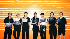 Fondo de pantalla de foto grupal de BTS estilo ficha policial — Lindo bts Fondos de pantalla