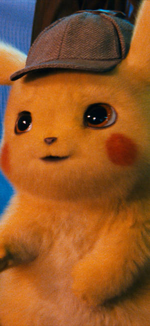 Fondo de pantalla de foto realista de Detective Pikachu lindo