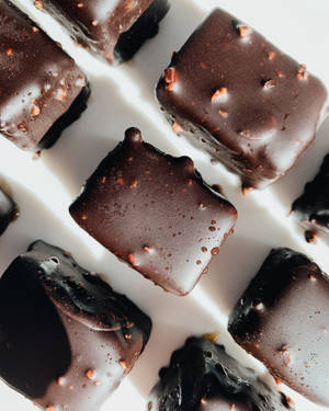 Fondo de fotografía cenital de chocolate. — 4:5 Fondos de pantalla