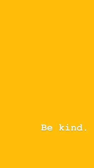 Frase Sé Amable contra Estética Pastel Amarillo Linda — Aesthetic amarillo pastel Fondos de pantalla